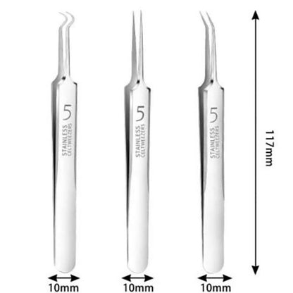 8Pcs Ultra-fine Beauty Salon Acne Needle Tool Set