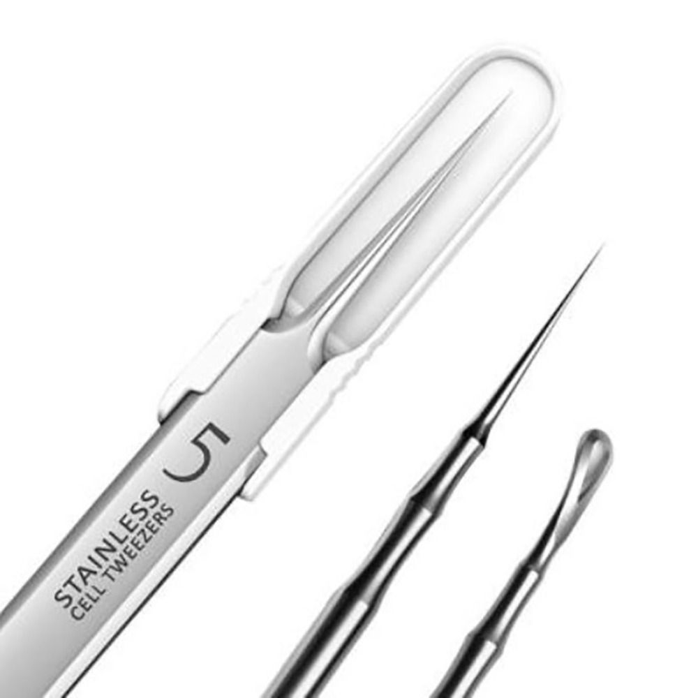 8Pcs Ultra-fine Beauty Salon Acne Needle Tool Set