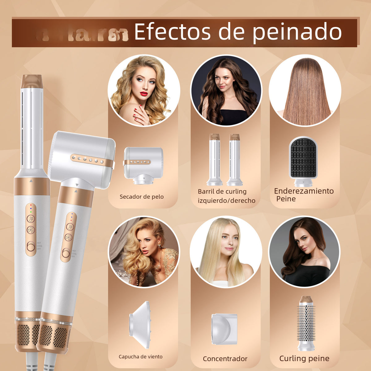7-in-1 High-Speed Hot Air Styling Brush